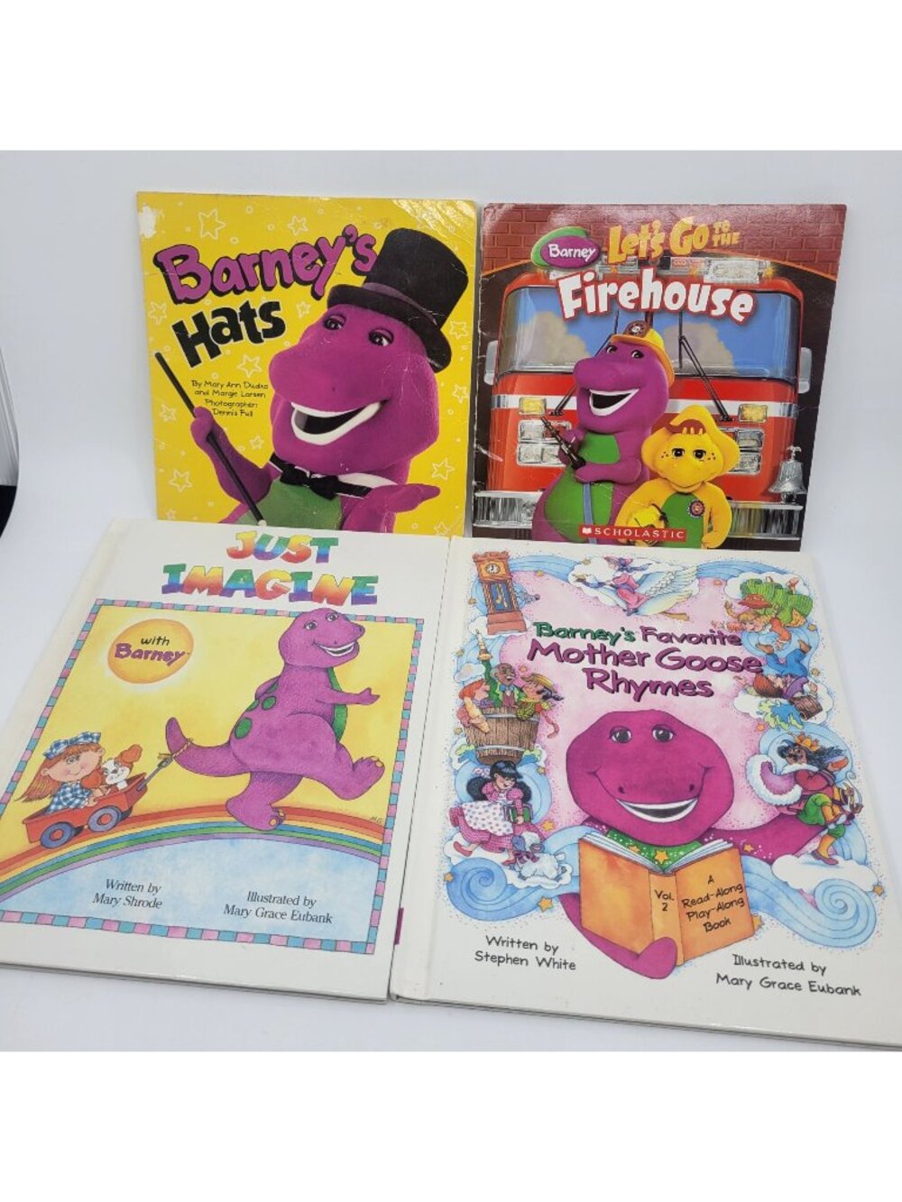 BARNEY Lot of Vintage Children's Books Illustrated by Mary Grace Eubank - BK015